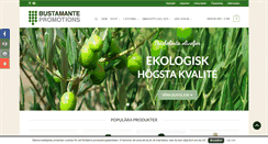 Desktop Screenshot of bustamante.se